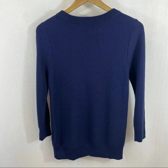 Halogen x Atlantic-Pacific 3/4 Sleeve Crewneck Sweater Pullover - Picture 8 of 10